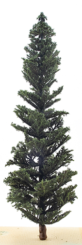 Dollhouse miniature CONIFER TREE ON SPIKE, 12 INCHES